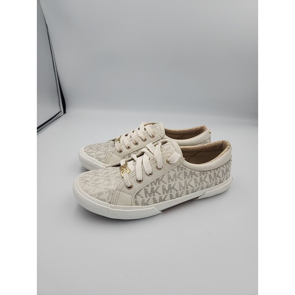 Michael Kors MK Keaton Women's Sneakers Size 3 Creme Colored
